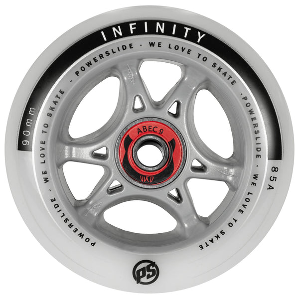 Infinity 90 RTR ABEC9/Spacer, 4-pack - Powerslide - Fitness Inline Skate Wheels - Product Image 1