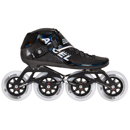 ACCEL Race Black 100 - Powerslide - Racing Inline Skates - Product Image 1
