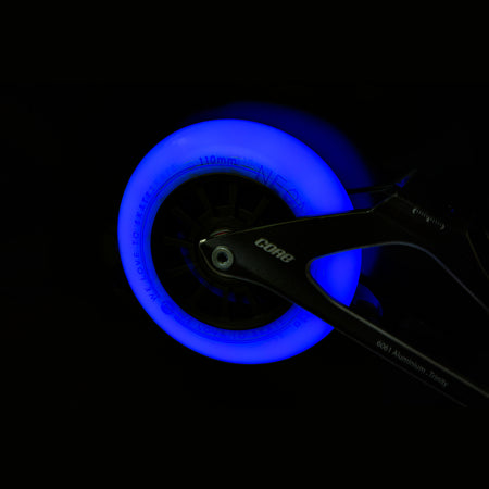 Neons 110/85A Blue 3-pack - Powerslide - Nite Inline Skate Wheels - Product Image 1