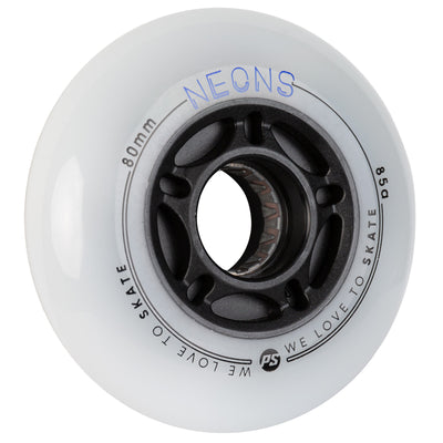 Neons 80/85A Blue 4-pack - Powerslide - Nite Inline Skate Wheels - Product Image 3