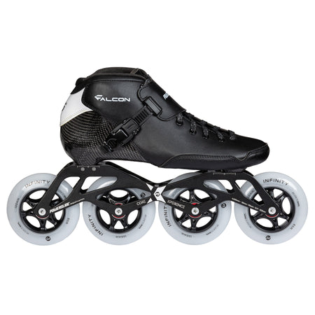 Falcon Black 4X100 - Powerslide - Racing Inline Skates - Product Image 1