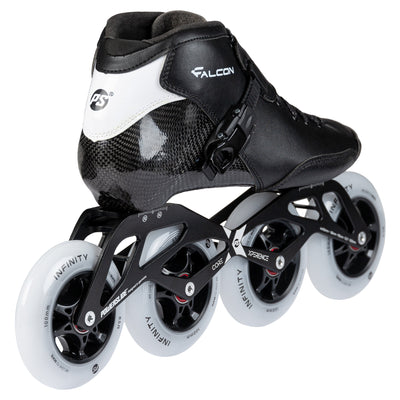 Falcon Black 4X100 - Powerslide - Racing Inline Skates - Product Image 3