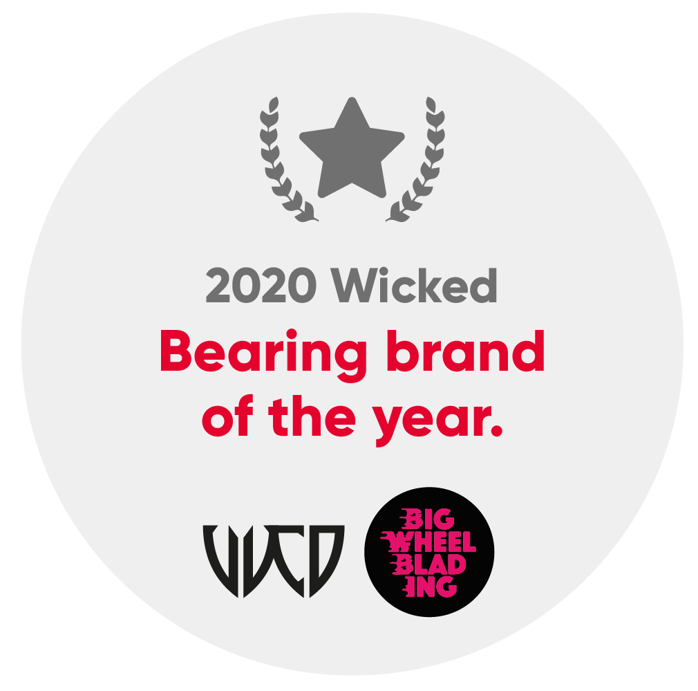 Wicked Bearing Brand of the year 2020 BIGWHEELBLADING award Wicked Bearing Brand of the year 2020 BIGWHEELBLADING award