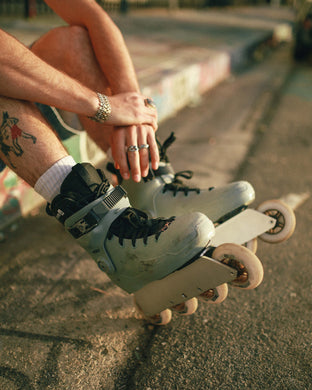 New ACT urban inlineskates on Lauric Picard