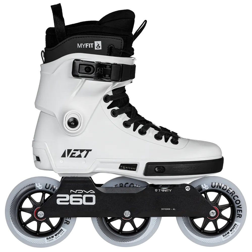 Schuh über einem niedrigen Trinity-Rahmen positioniert