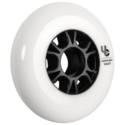 Team 90/86A White, 4-pack - Undercover - Urban Inline Skate Wheels - Product Image 2