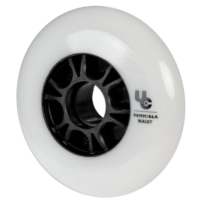Team 90/86A White, 4-pack - Undercover - Urban Inline Skate Wheels - Product Image 3