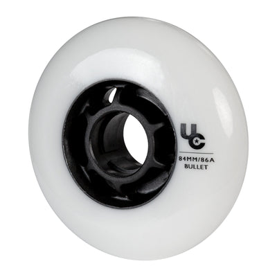 Team 84/86A White, 4-pack - Undercover - Urban Inline Skate Wheels - Product Image 3