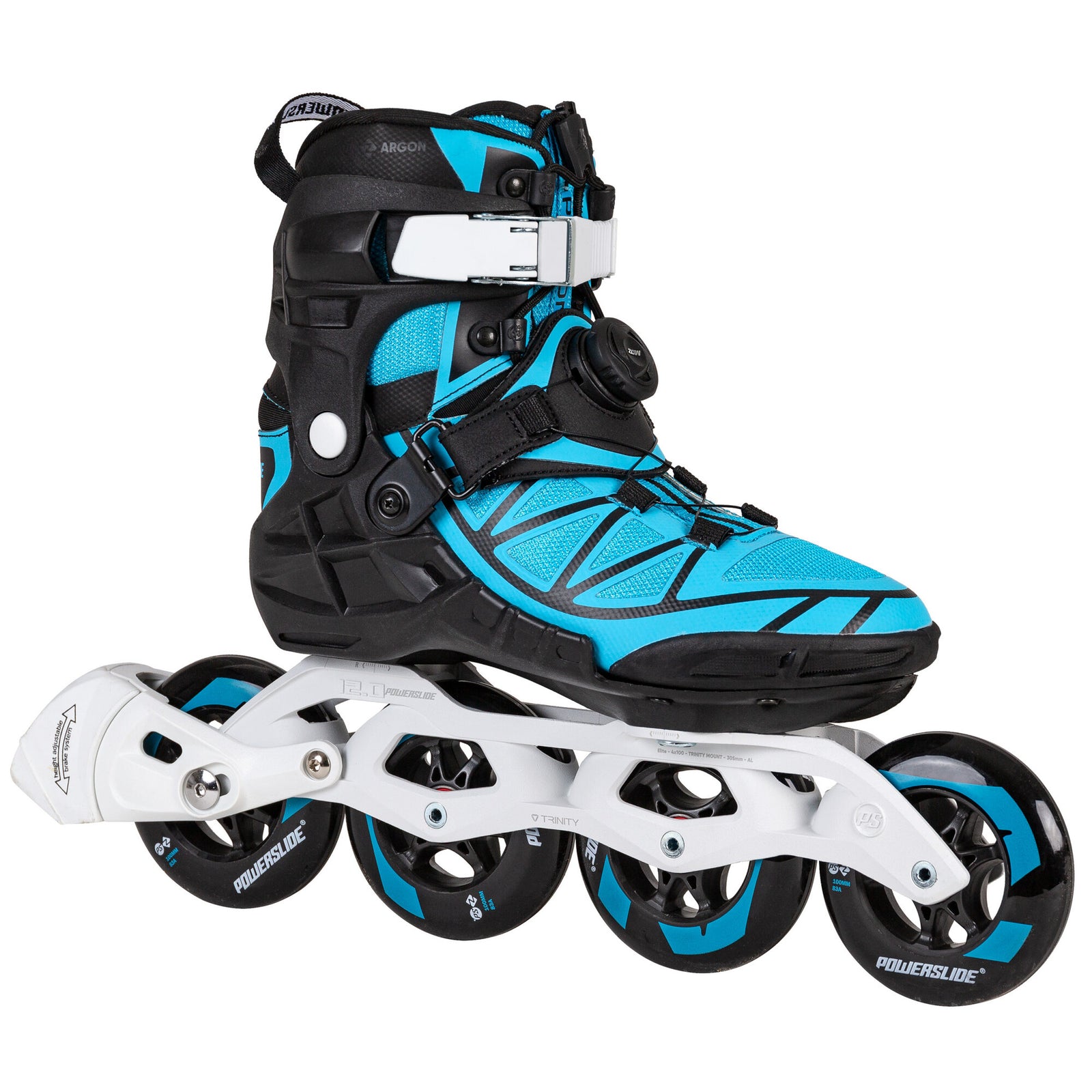 Powerslide - Phuzion Argon Bluebird 100 - 2