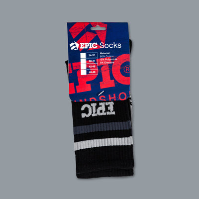Epic Socks Black - Epic - Grindshoe Clothing - Product Image 4