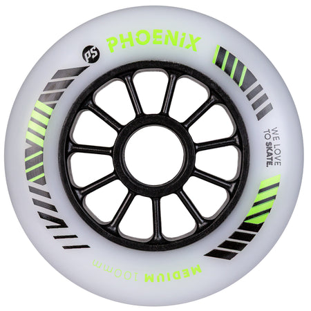 PHOENIX 100mm DD Medium - Powerslide - Racing Inline Skate Wheels - Product Image 1