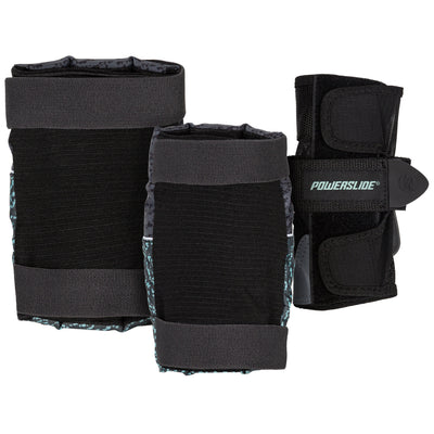 Standard Black/Teal Set - Powerslide - Inline Skating Protection - Product Image 2