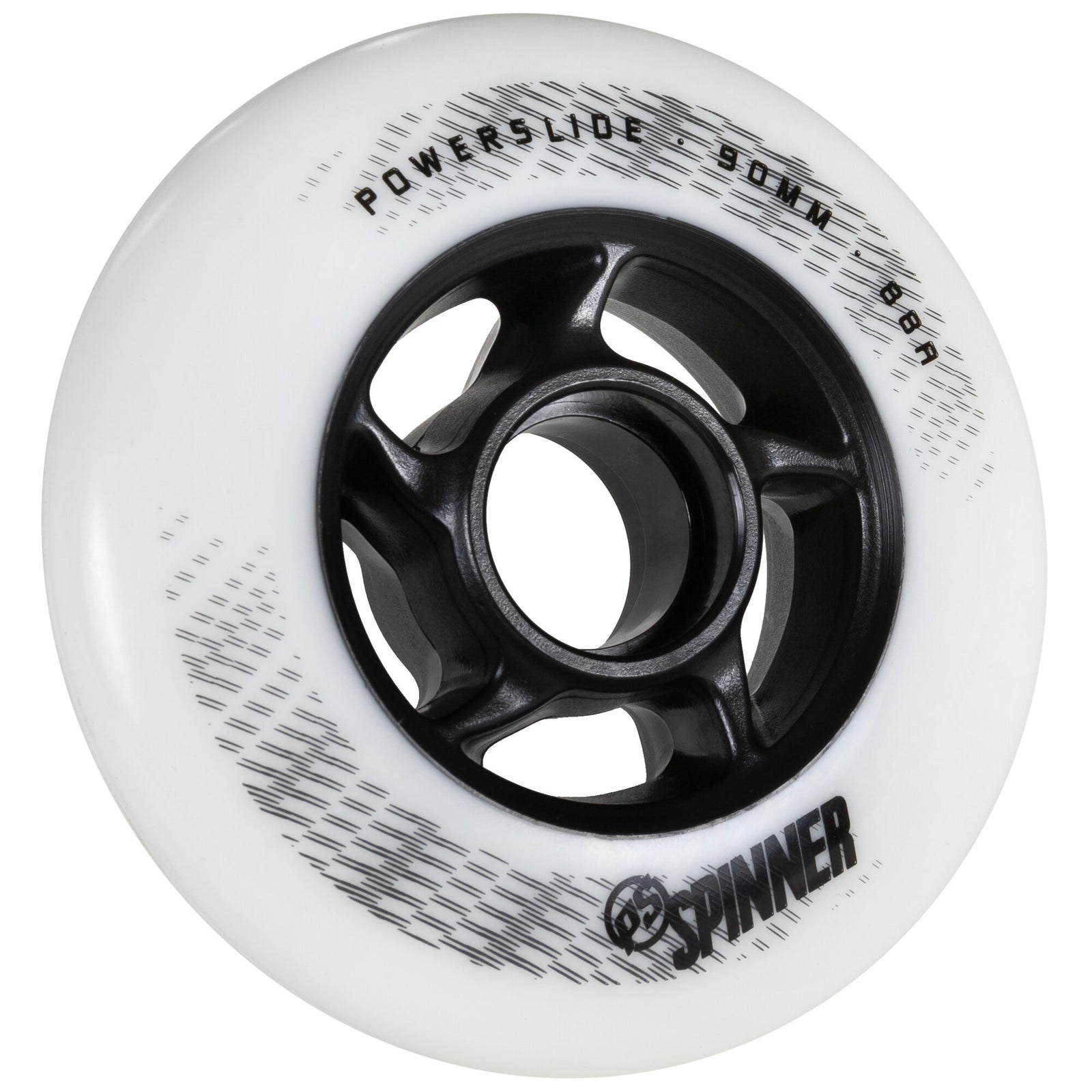 Spinner 90/88A White, 4 pack - Powerslide - Urban Inline Skate Wheels - Product Image 2