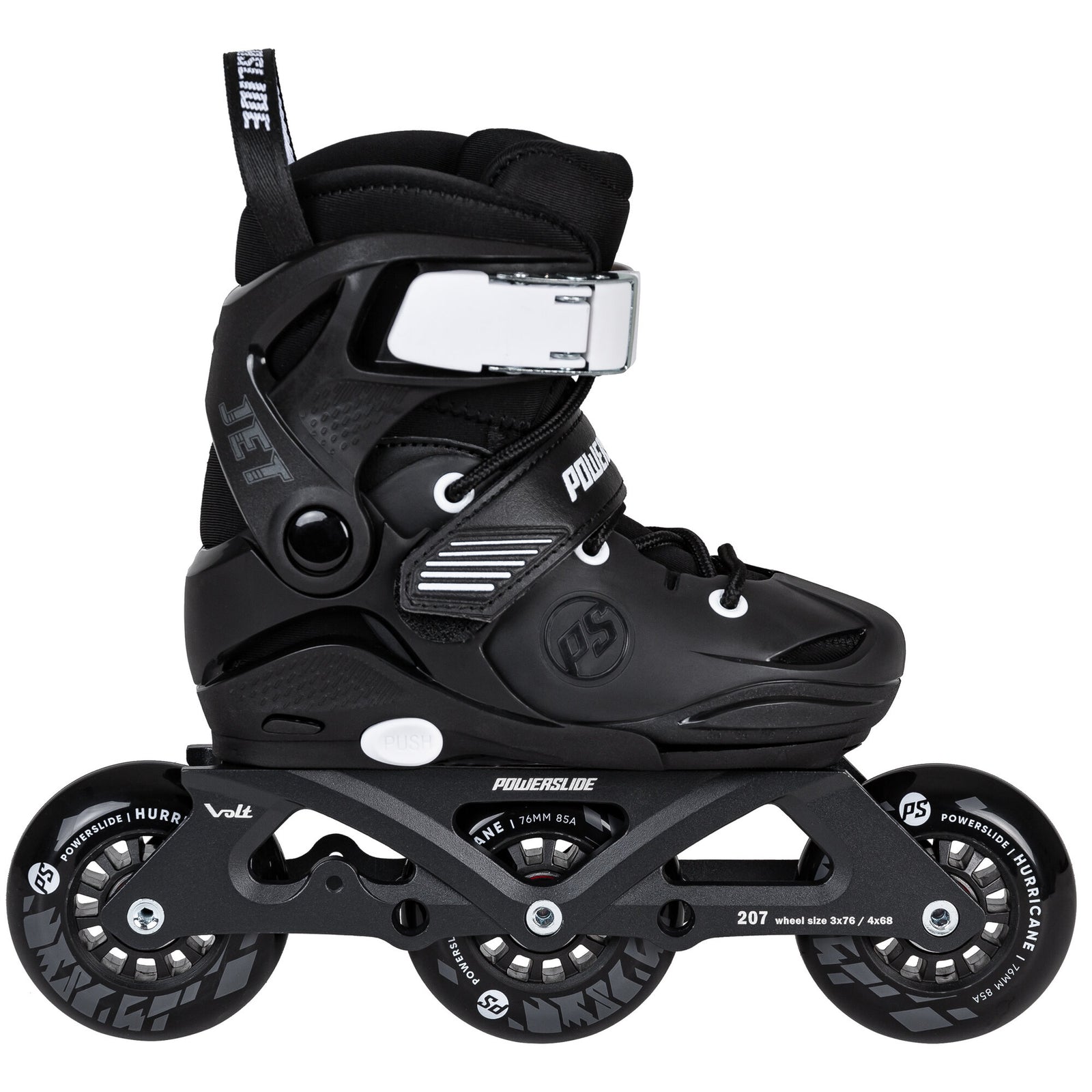 Powerslide - Jet Pro Black adj. - 12