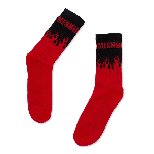 Mesmer "Hots" Socks red/black (1)