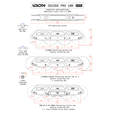 AG Decode Pro 100 blue - IQON - Aggressive Inline Frames - Product Image 6