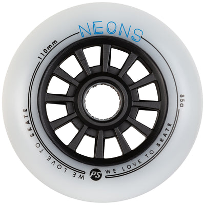Neons 110/85A Blue 3-pack - Powerslide - Nite Inline Skate Wheels - Product Image 2