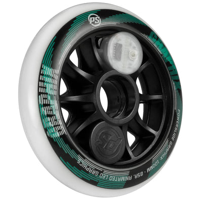 Graphix 100/85A White, pc. - Powerslide - Nite Inline Skate Wheels - Product Image 2