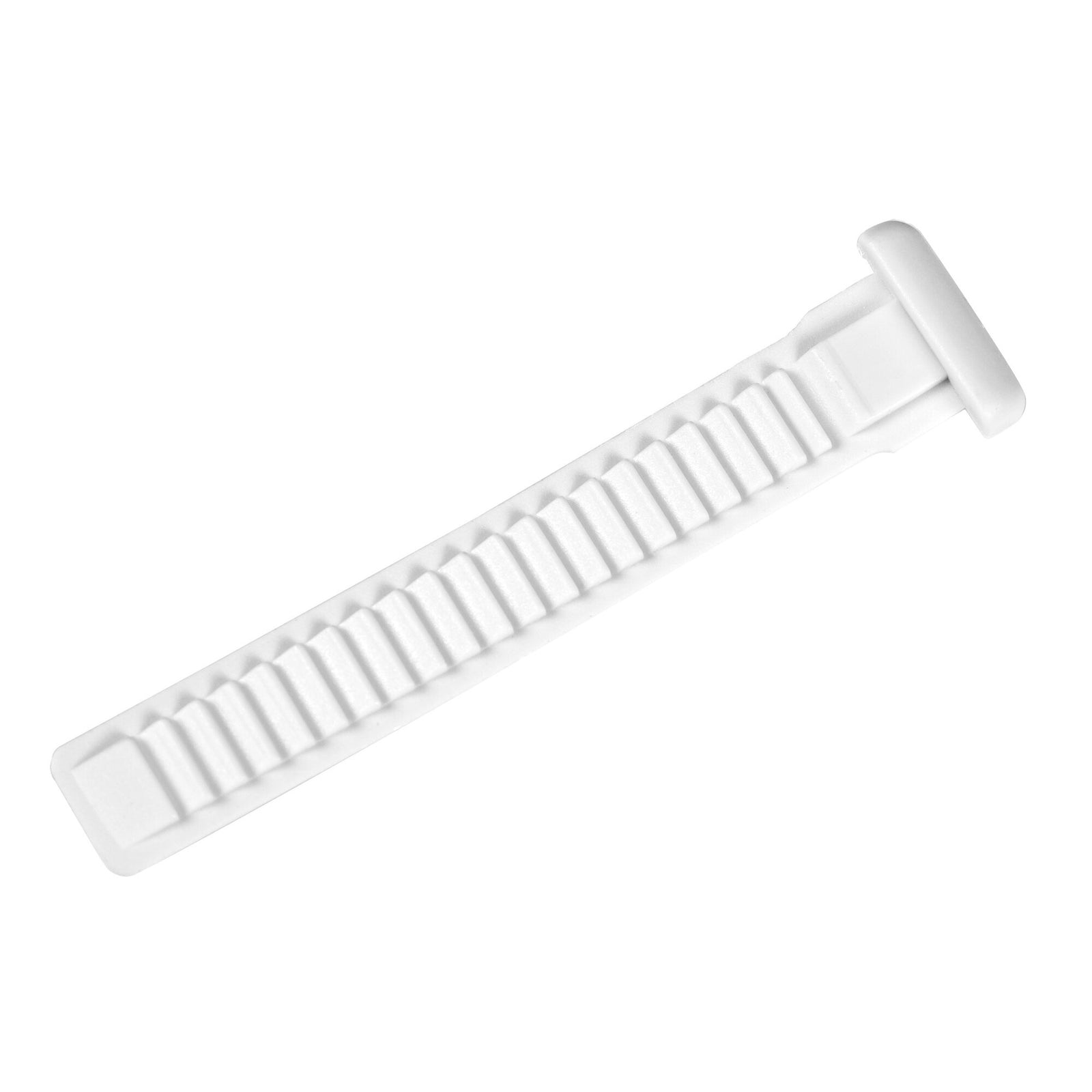 Powerslide - Plastic Strap White fitting Icon, Force and Crown Buckle 10cm - 1
