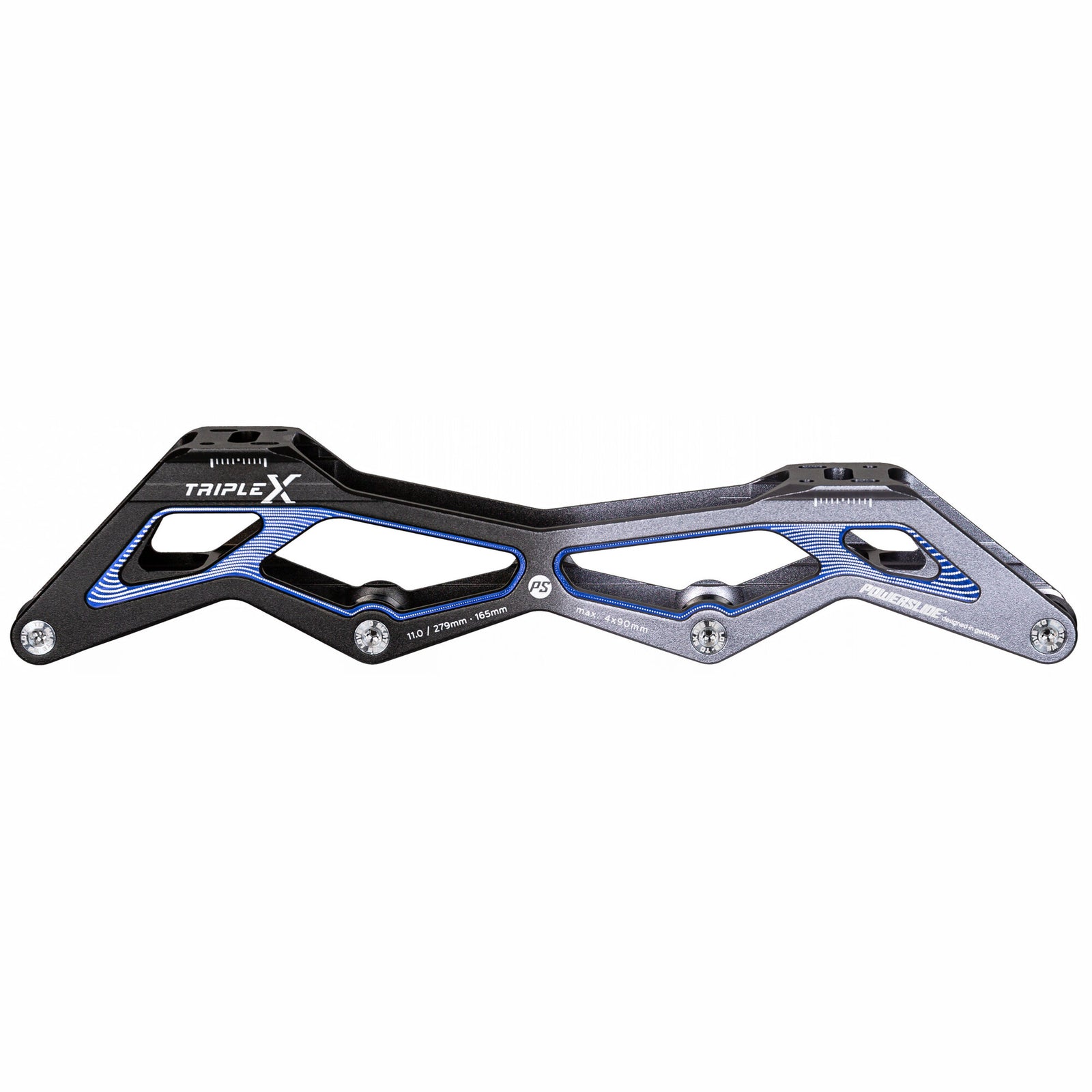 Powerslide - Triple X5 11.0/4x90 Black Blue, 165 - 1