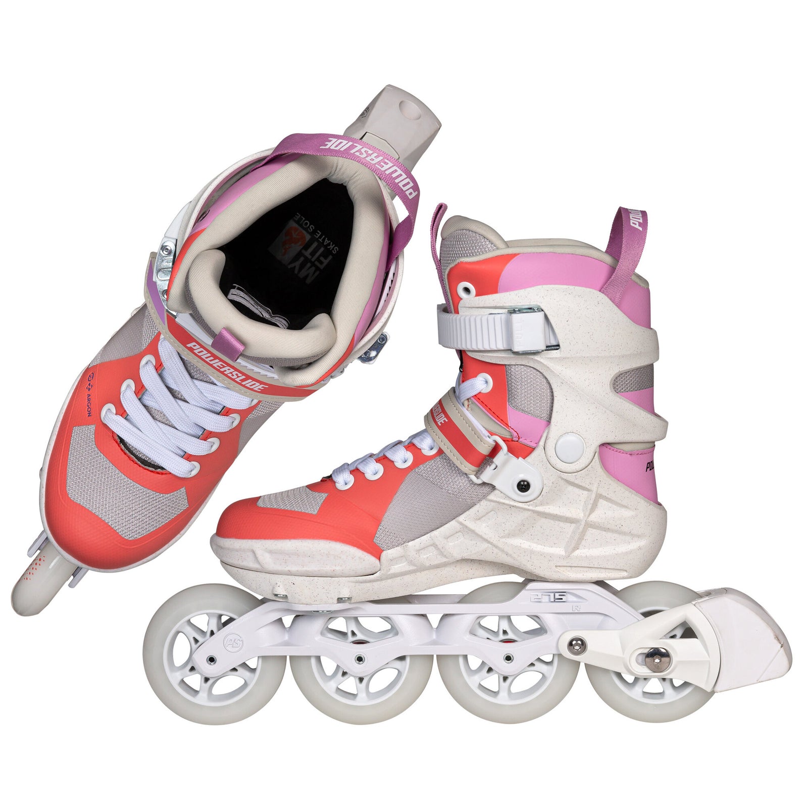 Powerslide - Phuzion Argon Peach 90 - 5