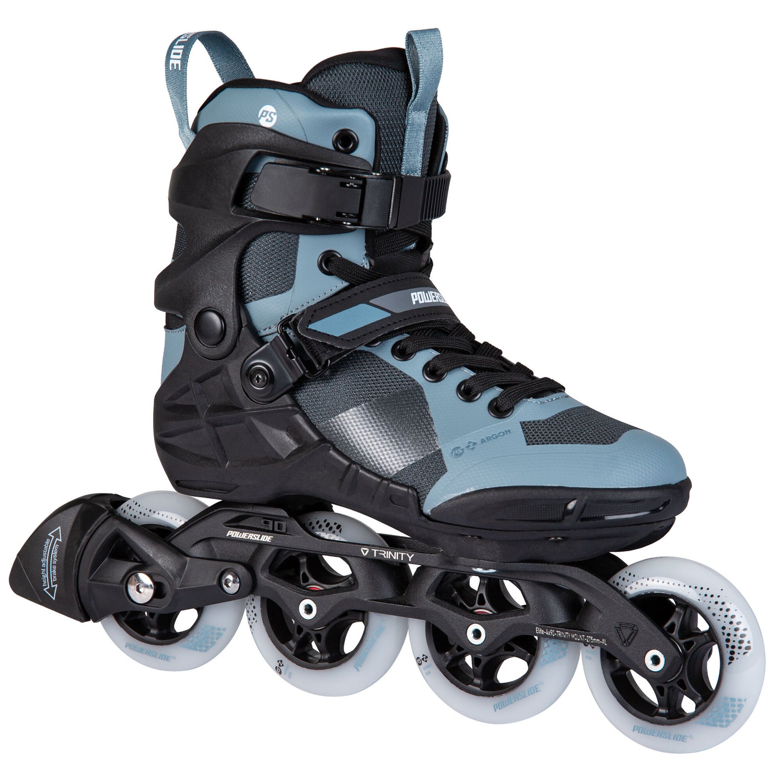 Powerslide - Phuzion Argon Grey 90 - 2