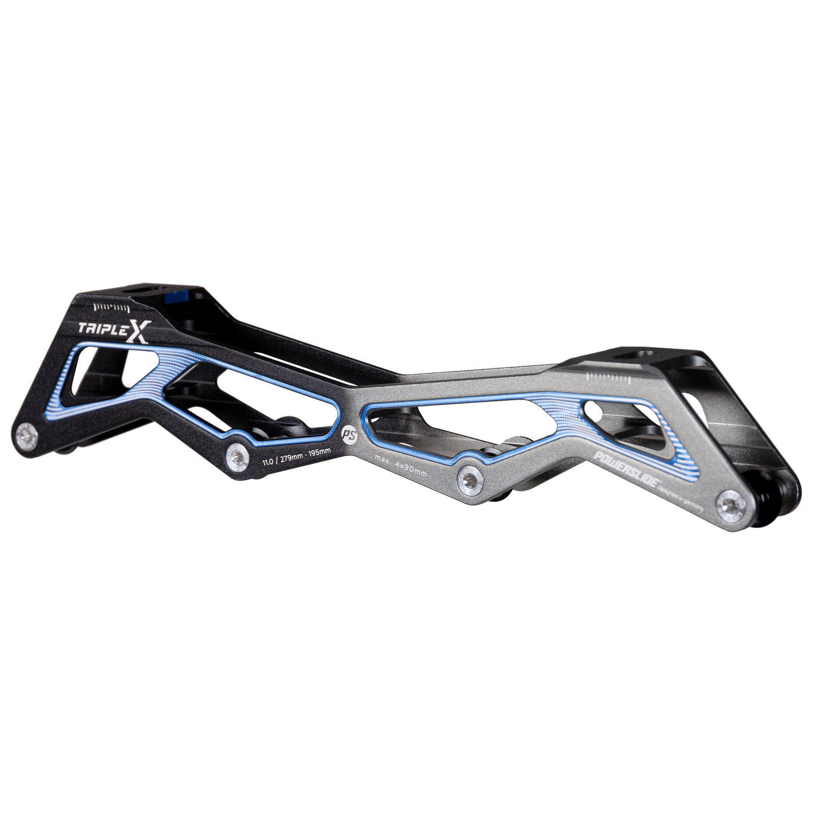 Powerslide - Triple X5 11.0/4x90 Black Blue, 195 - 2