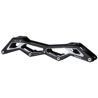 Triple X HILO 12,8" 3x110/1x100, 195 black/silver - Powerslide - Racing Inline Frames - Product Image 2