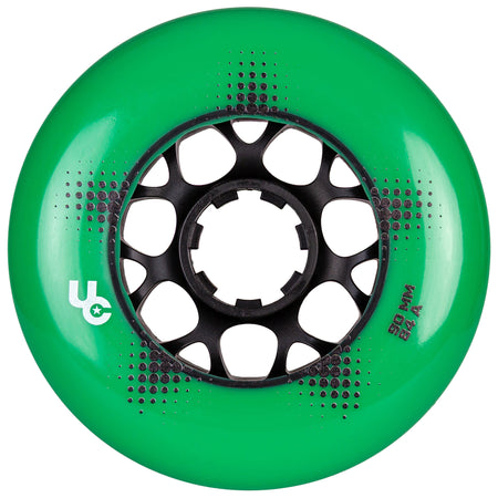Team PRO 90mm/84A Green, 4-Pack - Undercover - Urban Inline Skate Wheels - Product Image 1