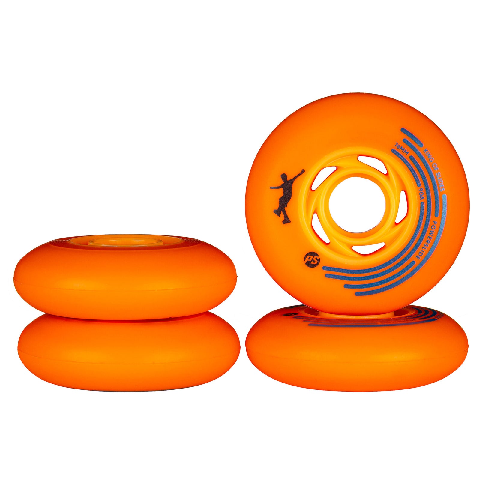 Powerslide - King of Slides 76/90A, 4-pack - 3