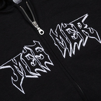 Mesmer Goth Zipped Hooded - MESMER - aggressive Clothing - Product Image 3