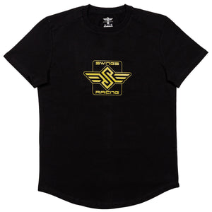 Swings Racing Tee Black