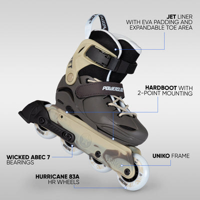 Jet Brown adj. - Powerslide - Urban Inline Skates - Product Image 2