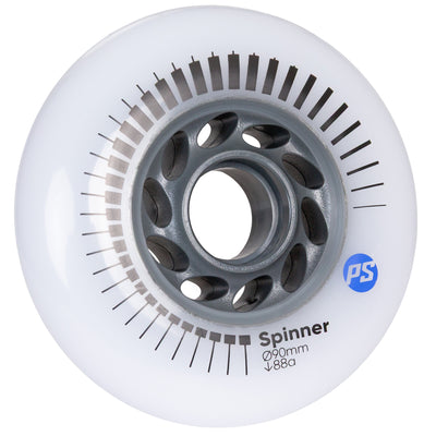 Spinner 90/88A White, 4 pack - Powerslide - Urban Inline Skate Wheels - Product Image 2