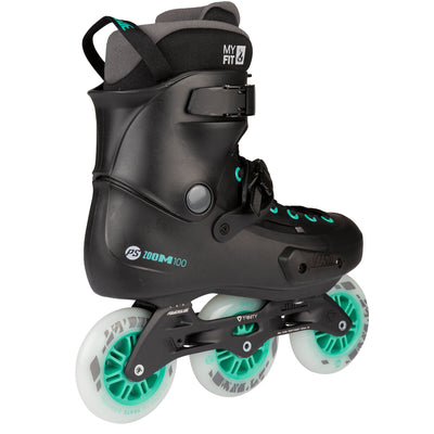 Zoom Pro 100 Black Mint - Powerslide - Urban Inline Skates - Product Image 3