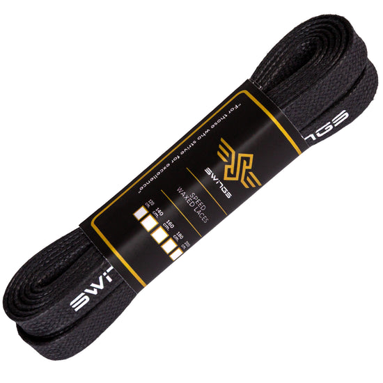 Waxed Superlaces Black - Swings - Inline Skating Accessories - Product Image 2
