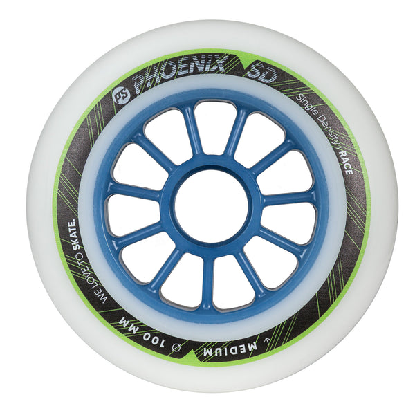 PHOENIX 100mm SD Medium - Powerslide - Racing Inline Skate Wheels - Product Image 1