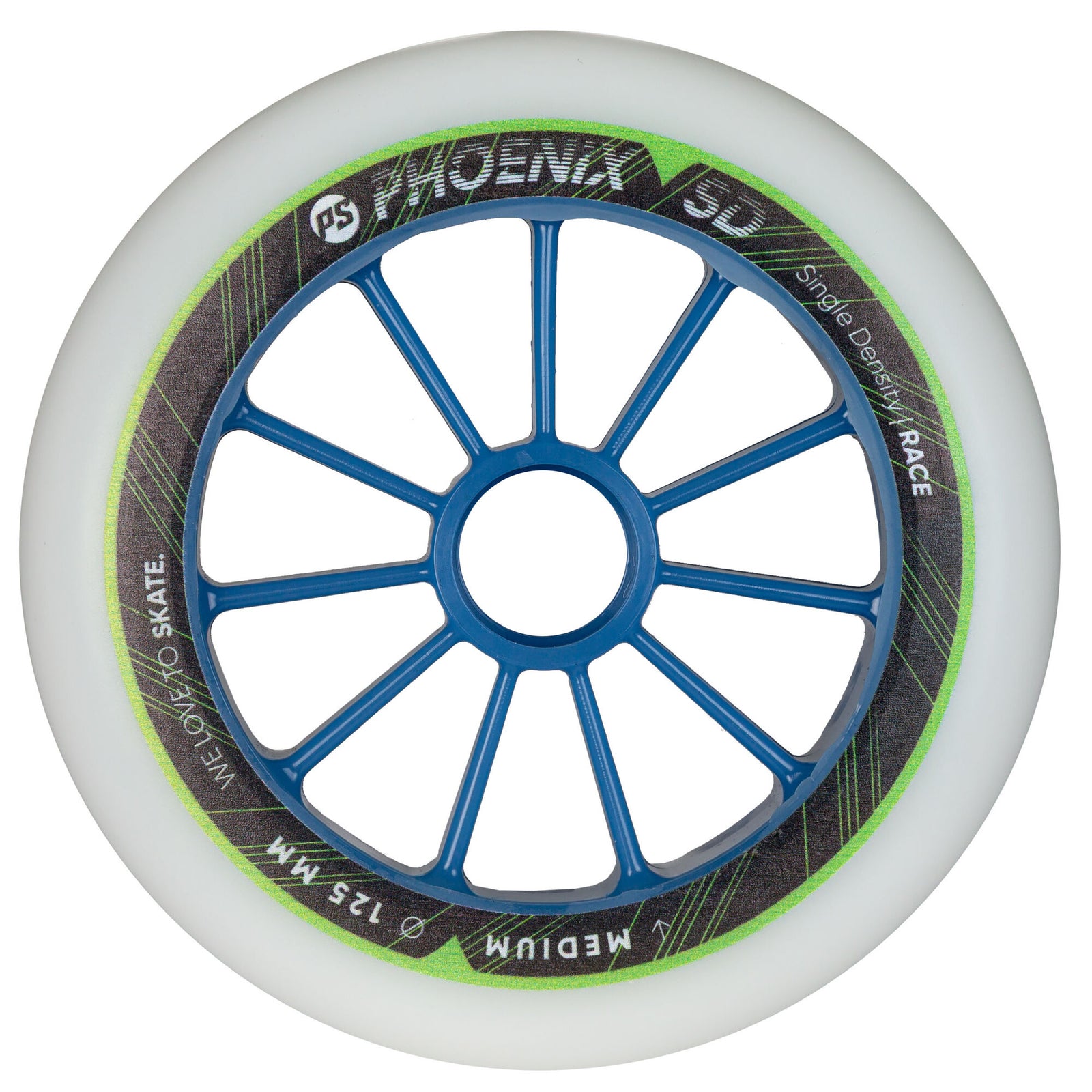 PHOENIX 125mm SD Medium - Powerslide - Racing Inline Skate Wheels - Product Image 1