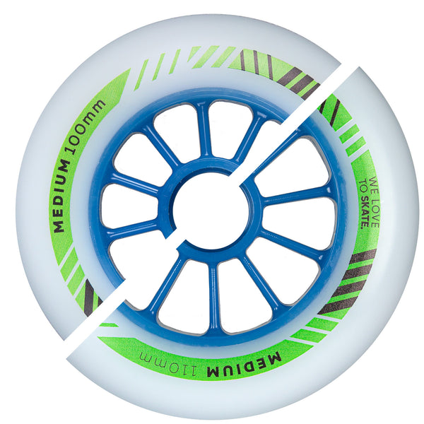 ERA HILO 110/100 Medium 8-Pack - Powerslide - Racing Inline Skate Wheels - Product Image 1