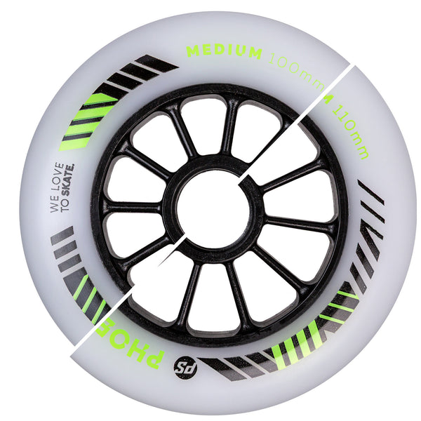 PHOENIX HILO 110mm/100mm DD Medium - Powerslide - Racing Inline Skate Wheels - Product Image 1
