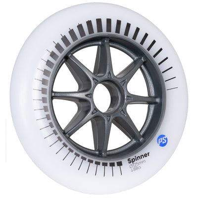 Spinner 125/88A White, 3-pack - Powerslide - Urban Inline Skate Wheels - Product Image 2