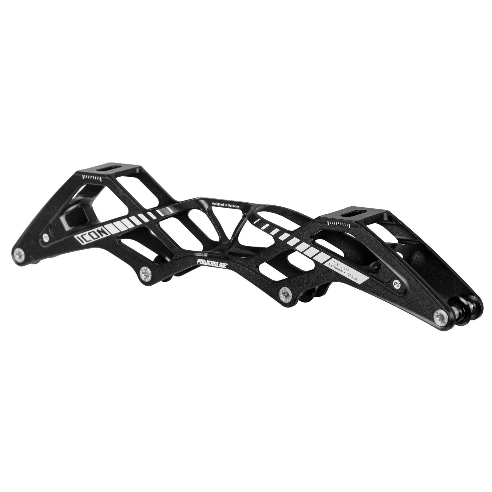 Icon 13,3/4x110 Black - Powerslide - Racing Inline Frames - Product Image 2