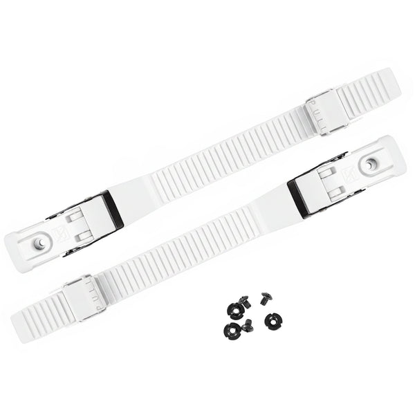 Kizer Supreme Buckle Set complete White L / R - Kizer - Inline Skating Replacements - Product Image 1