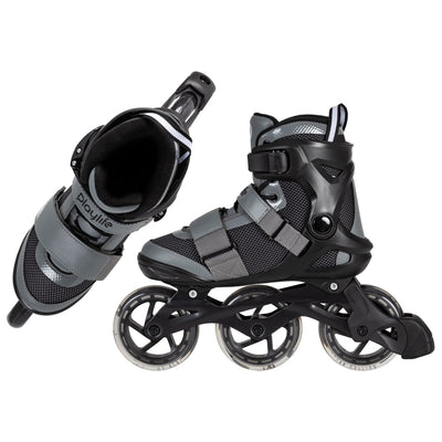 GT Black Grey 110 - Playlife - Fitness Inline Skates - Product Image 7