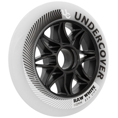 Raw 110/85A White, pc. - Undercover - Urban Inline Skate Wheels - Product Image 2