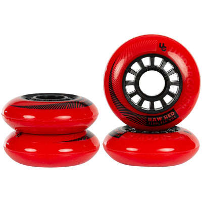 Raw 72/85A Red, 4-pack - Undercover - Urban Inline Skate Wheels - Product Image 4