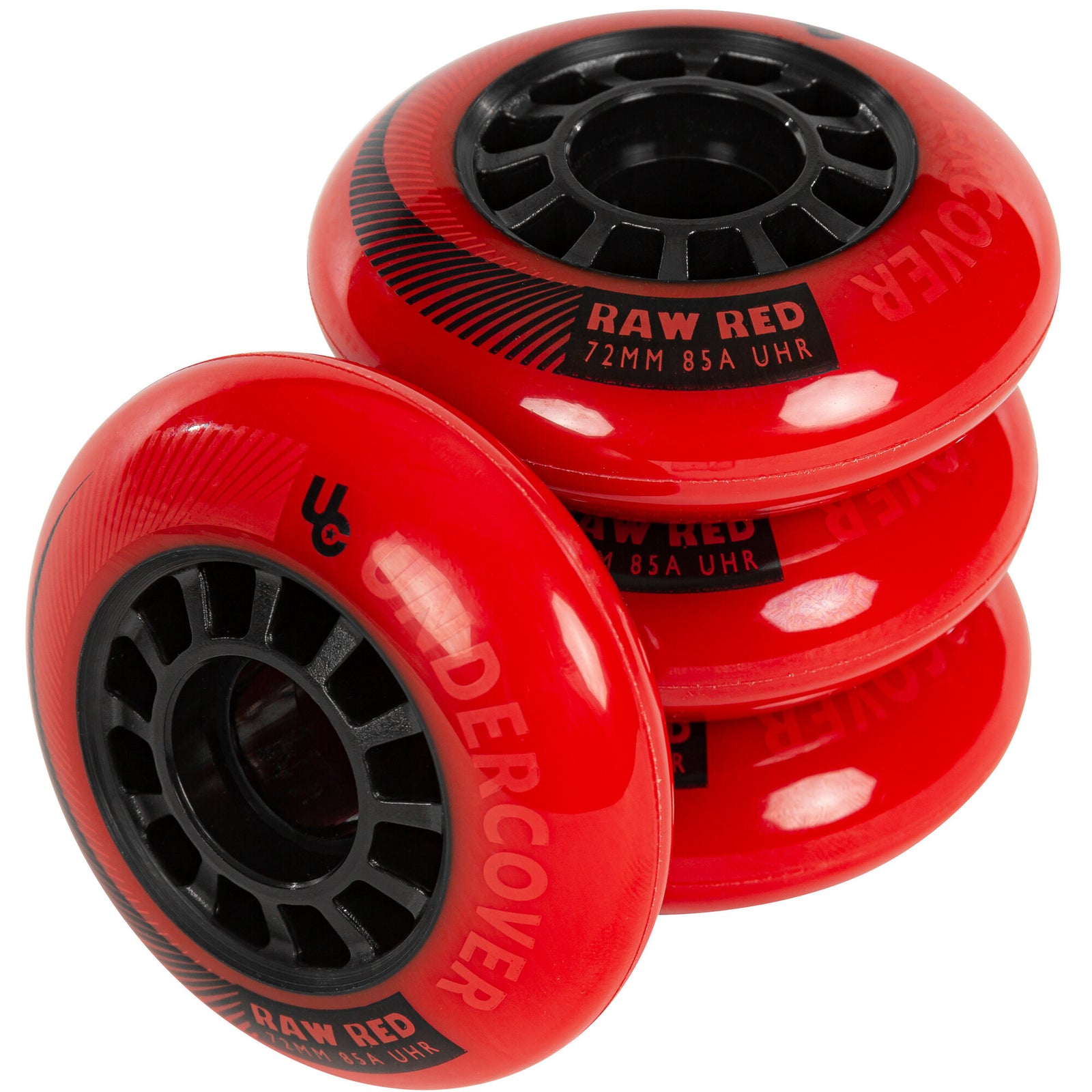 Undercover - Raw 72/85A Red, 4-pack - 5