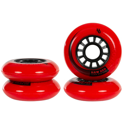Raw 76/85A Red, 4-pack - Undercover - Urban Inline Skate Wheels - Product Image 4