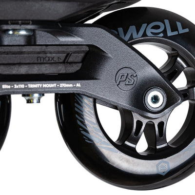 Swell Triple Black Syncro 110 - Powerslide - Fitness Inline Skates - Product Image 8