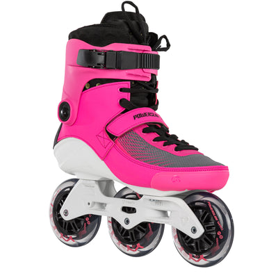 Swell Electric Pink 100 - 3D Adapt - Powerslide - Fitness Inline Skates - Product Image 2